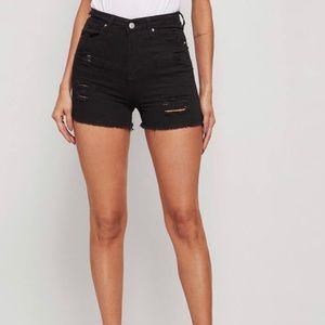 NWOT Raw Hem Denim Shorts